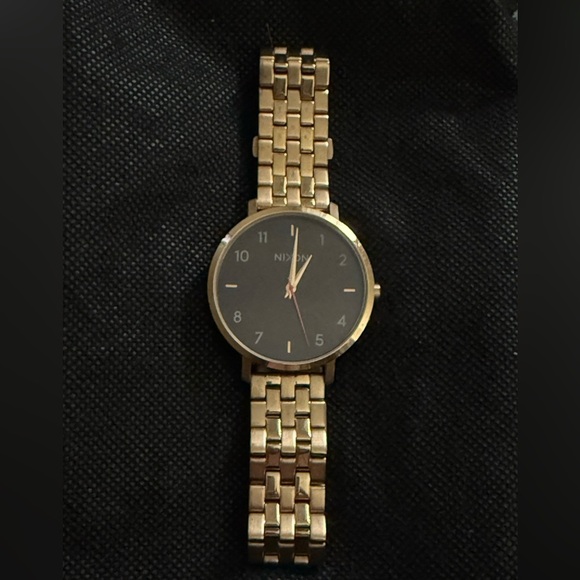 Nixon Arrow X The Mahogany Quartz Watch Black Dark Red Gold A1090-2617-00 main image 9